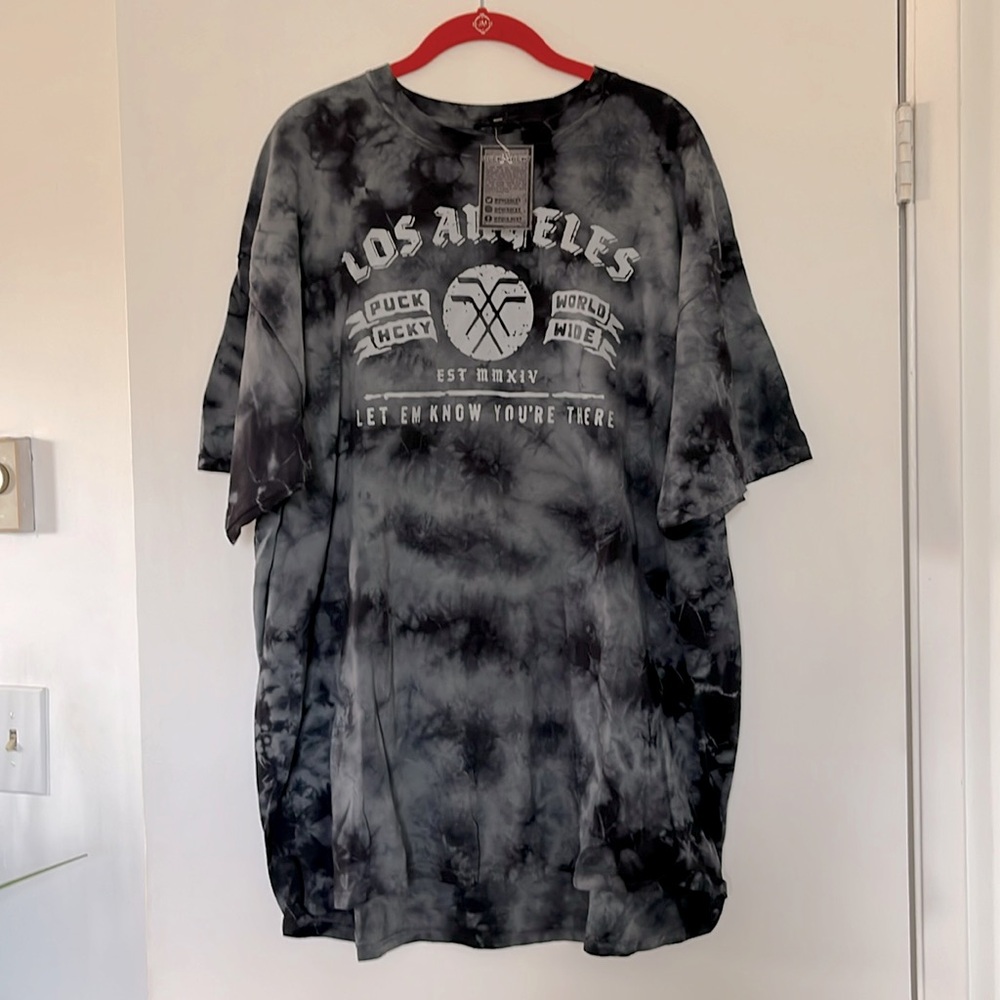 Puck Hcky Los Angeles Hockey Tie Dye Shirt